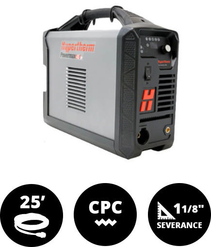 Hypertherm Powermax 45 xp 088121 w machine & hand torch | Welders