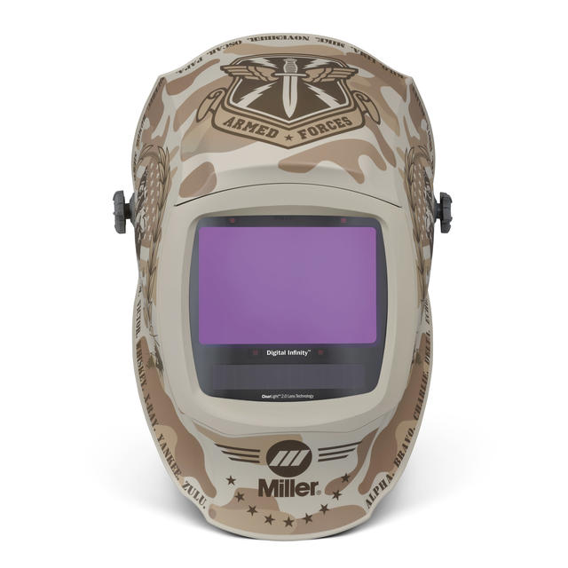 Miller Digital Infinity welding helmet for veterans