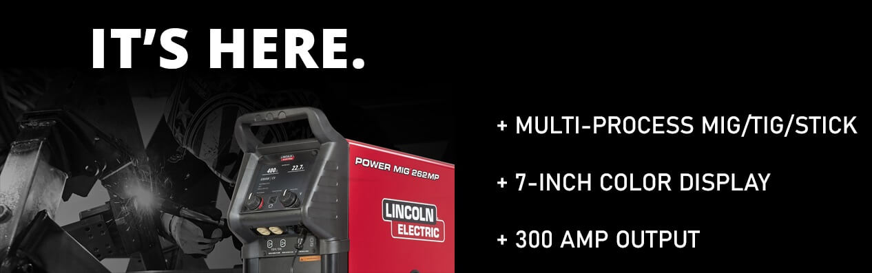 New: Lincoln Electric Power MIG 262MP multi-process welding machine