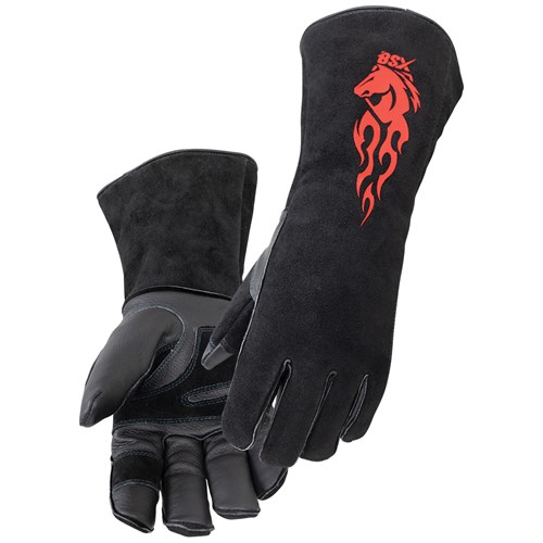 Revco Black Stallion BSX Stick Glove Cowhide/Pigskin, Black #GS3030-BK