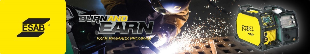 ESAB Burn and Earn welding supplies specials