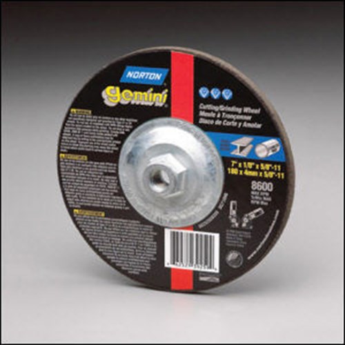 Norton Gemini Type 27 #Hubbed Grinding Wheels