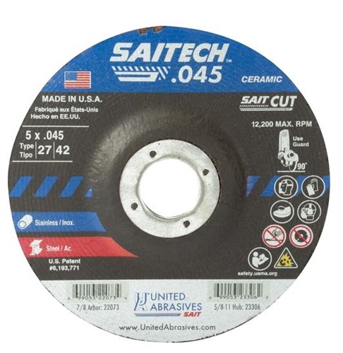 SAIT 5x.045x7/8 SAITECH High Performance Cut-off Wheels #22073 (50 pack) for sale