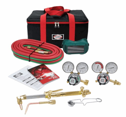 Harris HHD Heavy Duty Ironworker 510 Oxygen Acetylene Torch Kit #4400367 full package