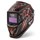 Beginner entry-level welding helmet with cool red and black design