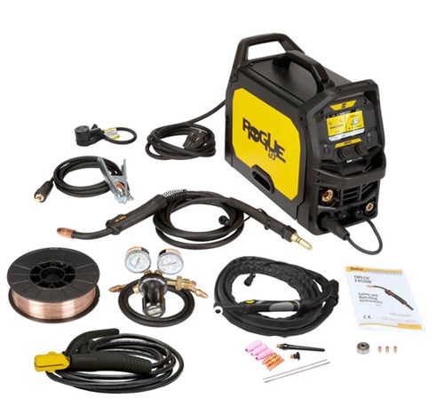 ESAB® Rogue EM 210 PRO Portable MIG Welder, Dual Voltage (120/230V) #0700301084 for sale online