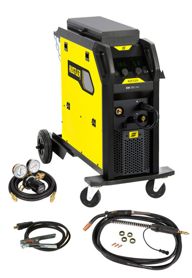 ESAB® Rustler EM 280 PRO MIG/MAG Welder #0700401201 - What's Included