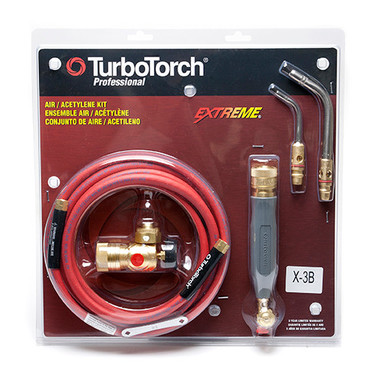 TurboTorch® EXTREME ® Standard Torch Kits, X-3B PLUMB & REFRIG KIT, Air Acetylene #0386-0335