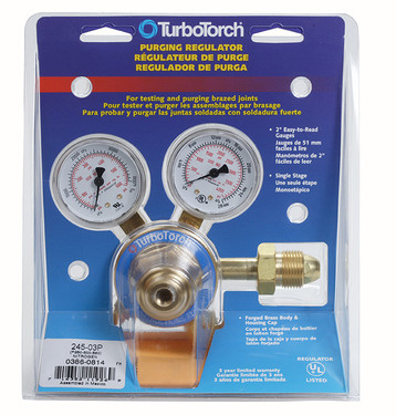 TurboTorch® High Capacity Nitrogen Purging Regulator, CGA-580 #0386-0814