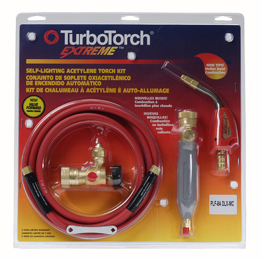 TurboTorch® EXTREME® Self Lighting Torch Kit, PL-5ADLX-B Torch Kit Swirl, For B tank, Air Acetylene #0386-0835