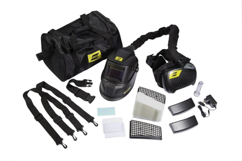 ESAB® SAVAGE A40 PAPR Welding Helmet Kit #0700002400 - What's Included