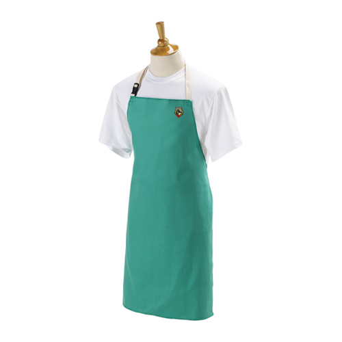 Black Stallion Flame-Resistant Cotton Bib Apron, 42" Length F9-42A