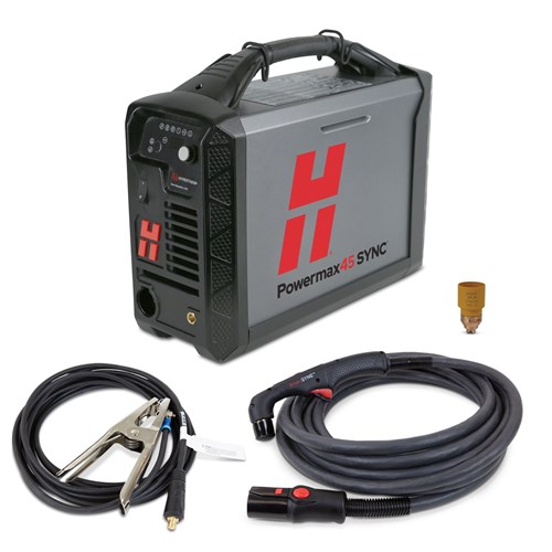 Powermax45 SYNC Plasma Cutter - 230V, CPC Port, 75° Handheld Torch, 20ft Lead #88562