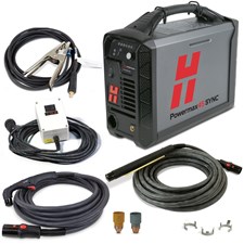 Hypertherm Powermax45 SYNC Plasma Cutter - 230V, CPC Port, 75° & 180° Torches, 20ft & 25ft Leads with Remote