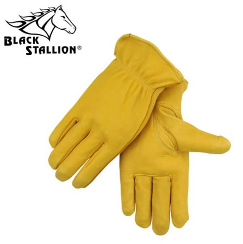 Black Stallion Grain Deerskin Driver