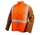 Black Stallion Orange FR Cotton & Cowhide Hybrid™ Jacket, Reflectives - 30" #JH1012-OR