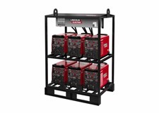 Lincoln Electric 6-Pack Multi-Operator Welder Rack w/ Flextec 350X PowerConnect Multi-Process Power Sources #K4727-2