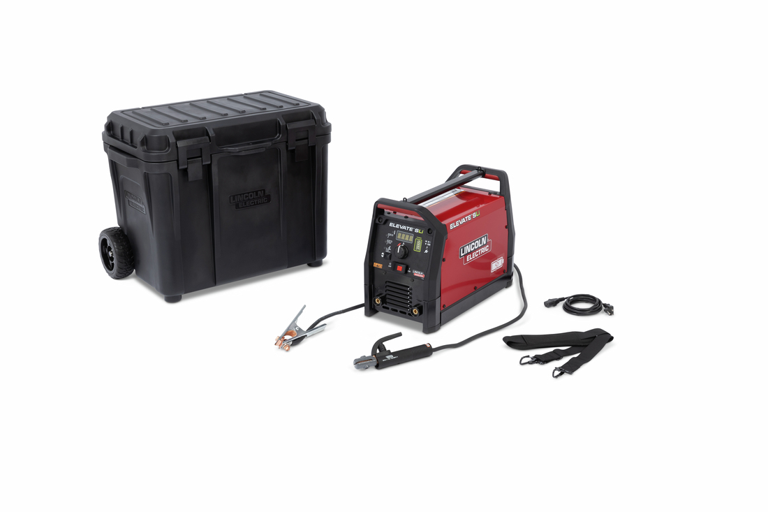 Lincoln Electric Elevate™ SLi Battery Powered Welder Shown with Rolling Case