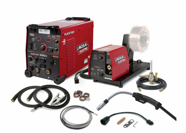 Lincoln Electric Flextec 350X PowerConnect Multi-Process Welder, (Tweco)/LF-74 HD One-Pak #K5803-1 - What's Included