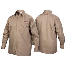 Lincoln Electric Khaki FR Welding Shirt #K3382