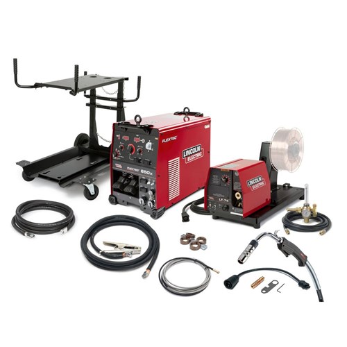 Lincoln Electric Flextec® 650X Multi-Process Welder w/ CrossLinc™ / LF-74 Ready-Pak® #K3512-1 for sale online at Welders Supply