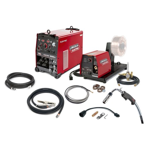 Lincoln Electric Flextec® 650X Multi-Process Welder w/ CrossLinc™ / LF-74 HD One-Pak® #K3513-1 for sale online at Welders Supply