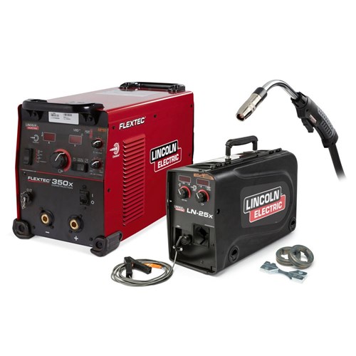 Lincoln Electric Flextec® 350X Multi-Process Construction Welder w/ LN-25X® Wire Feeder One Pak® #K4278-3