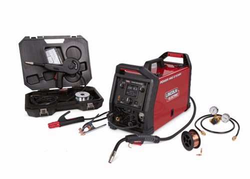 Lincoln Electric POWER MIG® 215 MPi™ Multi-Process Welder Aluminum One-Pak® #K4877-1