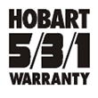 Hobart 5/3/1 plasma cutter warranty