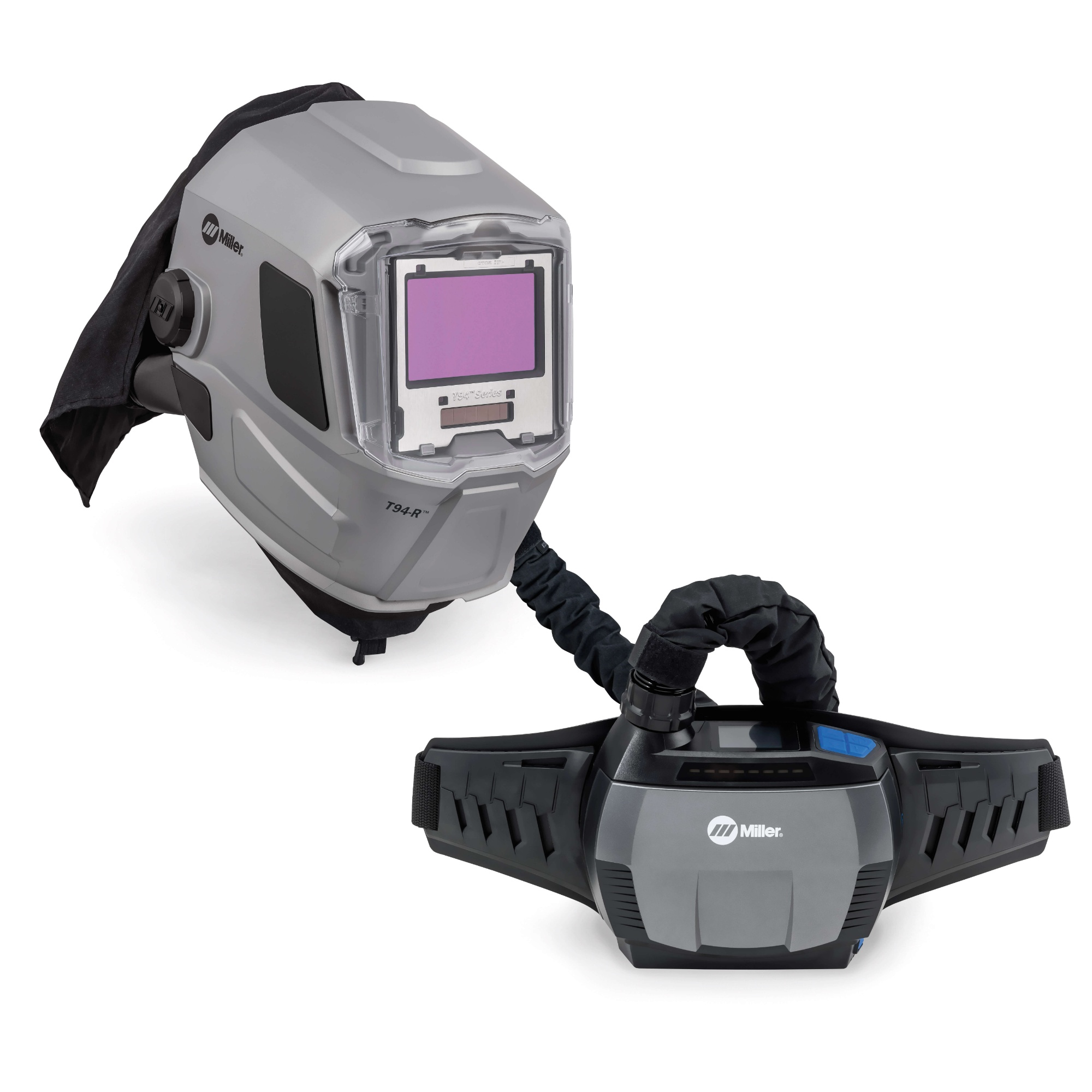 Miller PAPR II, T94-R™ 292753 Complete Welding Helmet System w ...