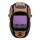 Miller auto-darkening welding helmet with wood grain pattern