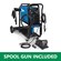 Miller Multimatic® 220 AC/DC Complete Pkg w/ Welding Cart & Wireless Foot Control #951000104 - Spool Gun Included