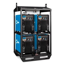 Miller XMT® 650 ArcReach® Polarity Reversing 4-Pack Rack (Fused 460 V, 60 Hz) #907852