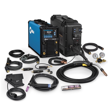 Dynasty® 300 Multiprocess Welder, Foot Control Contractor Pkg w/ ArcReach® SuitCase® 12 Wire Feeder #951000099