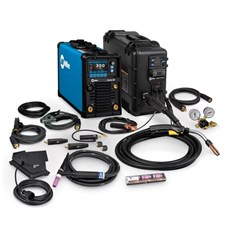 Miller Dynasty® 300 Multiprocess Welder, Foot Control Contractor Pkg w/ ArcReach® SuitCase® 12 Wire Feeder #951000099