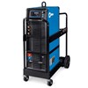 Miller Dynasty 800 #951000008 - Side view with Coolmate 3.5 and cart, screen on