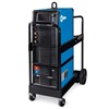 Miller Dynasty 800 #951000008 - Side view with Coolmate 3.5 and cart, screen off