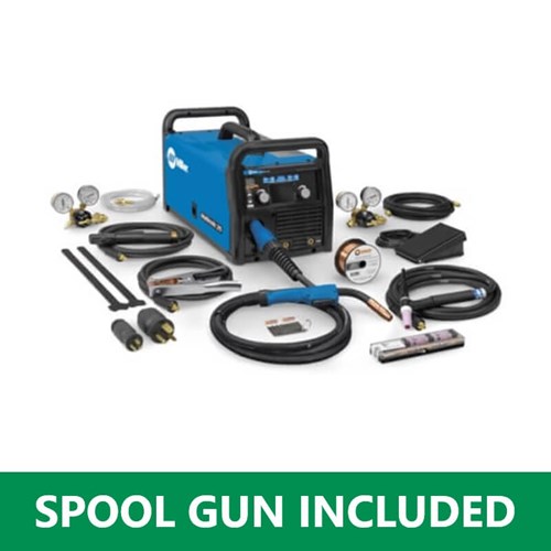 Miller Multimatic 215 with TIG Kit Package #951674 With Free Spool Gun Included