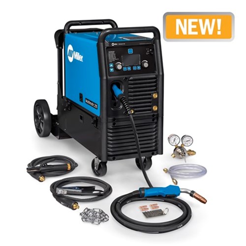 Miller Multimatic® 235 Multi-Process Welder w/ EZ-Latch™ Running Gear #951846