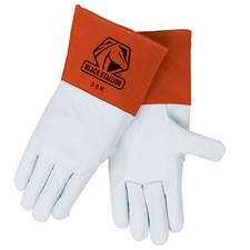 Revco Black Stallion Top Grain Kidskin -- Long Cuff Tig Welding Gloves #35K