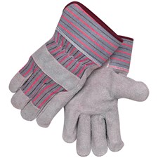 Revco Black Stallion Shoulder Split Cowhide -- Strap Back Basic Leather Palm Work Gloves #5B for sale online at Welders