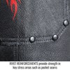 pocket seams of Revco Black Stallion Jl2035-Bk BSX Coat Pig Grain #JL2035-BK