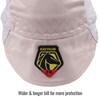 Revco Black Stallion FR Cotton Welding Cap with Hidden Bill Extension, Gray/Stone Khaki #AH1630-GS