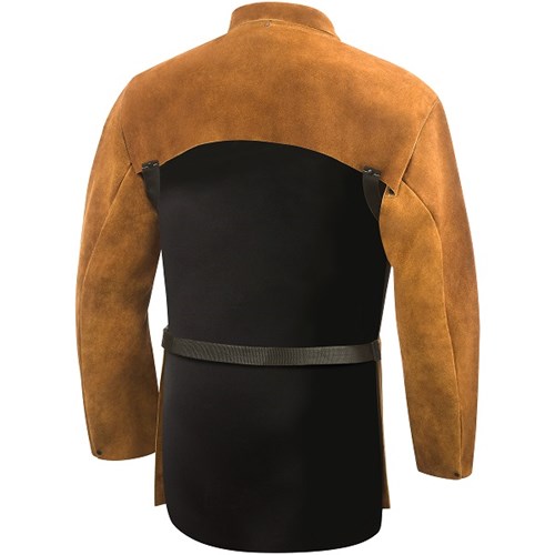 Steiner Premium Side Split Cowhide Welding Cape Sleeves With 19" Bib #9213