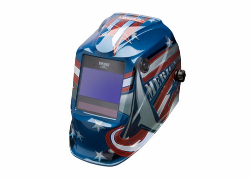 Lincoln Electric VIKING™ 2450 Series Auto-Darkening Welding Helmet, All American® #K3174-4