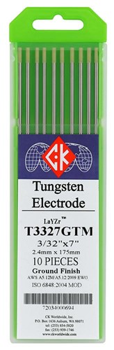 Welding supplies online CK WorldWide Tungsten LaYZr™ (CHARTREUSE) coupon